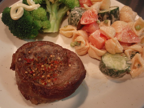 roll steak dinner