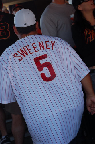 Giants v. Phillies: Sweeney Jersey