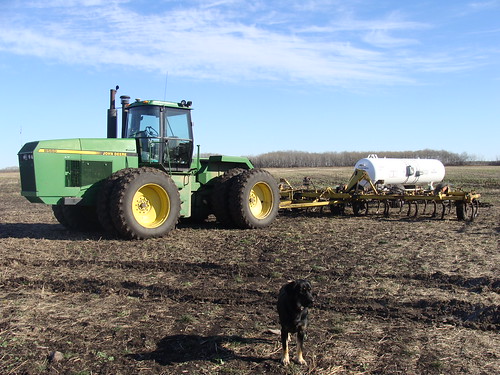 Tractor, Beast, Cultivator, Anhydrous Ammonia Tank