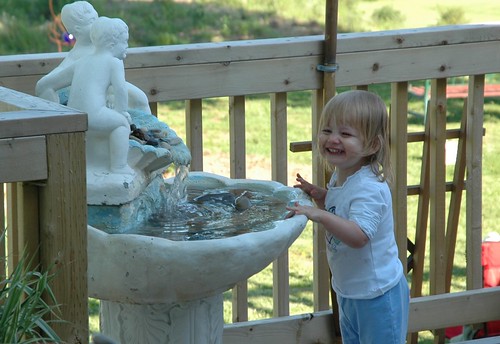 Fun in the fountain