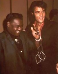 Fats Domino with Elvis Presley