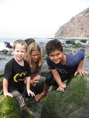 Cameron, John and Karyssa at the Dana Point Tidepools