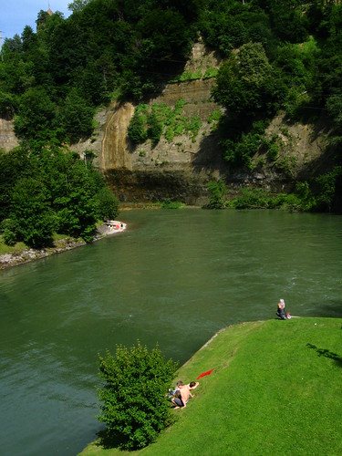 Near the river in Fribourg, Switzerland