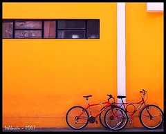Colored bikes - by Edgardo Balduccio