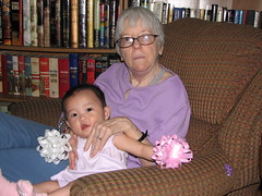 with Grandma Linda