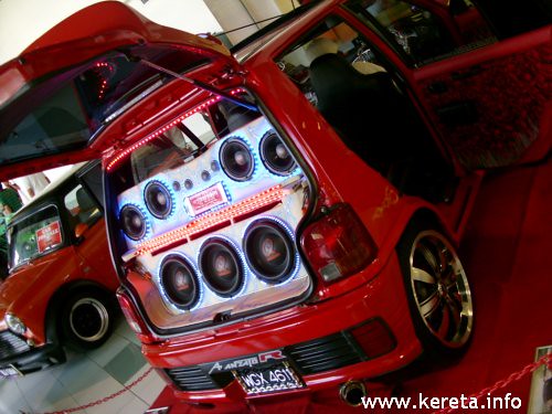 kancil modified sound system No need the center mirror to look back