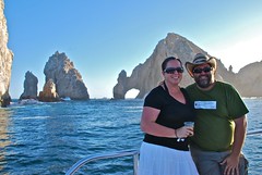 Chris and Kristie and the Cabo Arch