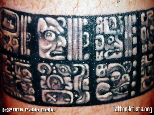 mayan tattoos. maya tattoos.