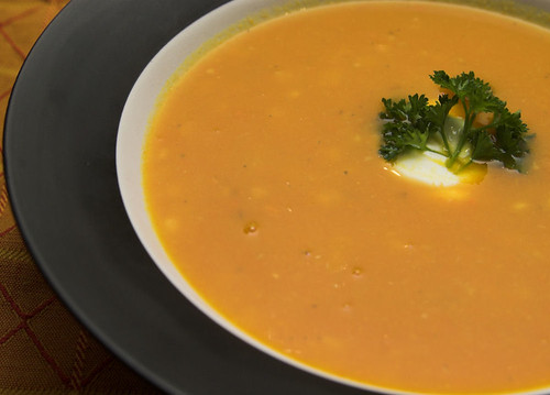 Carrot & Lentil soup