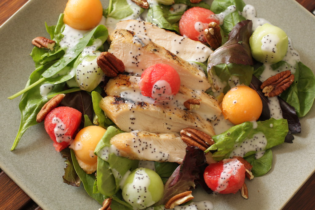 chicken & fruit salad