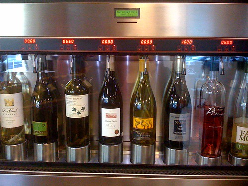 Wine vending machine!