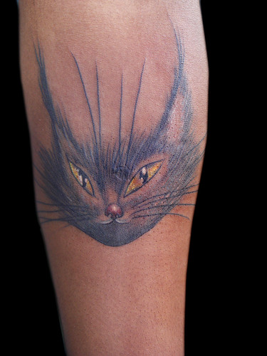Lynx cat tattoo Miguel Angel Custom Tattoo Artist