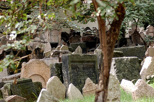 Crowded Jewish Cemetery