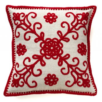 romanian embroidered pillow