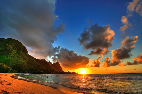 tropical beach sunset wallpaper. Hawaii Sunset wallpaper