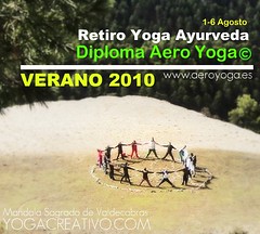 Retiro Yoga verano 2010: Diploma Aero Yoga©