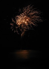 Fireworks over Lake Michigan, New Buffalo, MI 2007