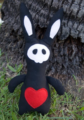 Handmade Voodoo Rabbit Plushie 02