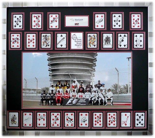 StarCards - F1 2010 - All 24 drivers - GOSH playing card display