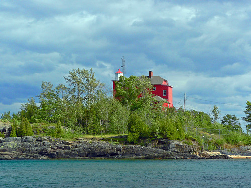 Marquette Mi Lighthouse. Harbor Lighthouse, MI