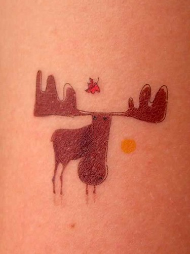 Nancy's moosey moose tattoo