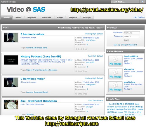 YouTube Clone from Shanghai American School