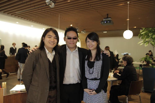 With Liao Jiekai and his producer