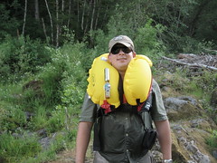 Emergency! Inflatable life vest saves local moron