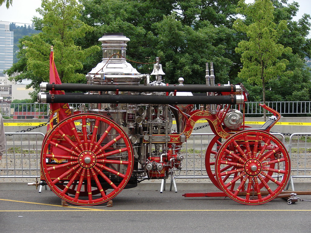 Old fire engine