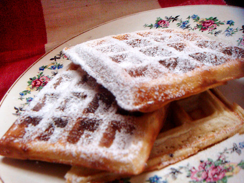 Waffles from Dorie Greenspan's book
