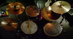 My four-piece acoustic drum kit
