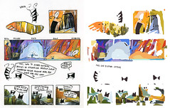 mataparda espinita comic bocetos proceso la cueva original y seleccion de color