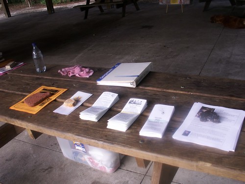 Rainbow Springs State Park International Literacy Day Table