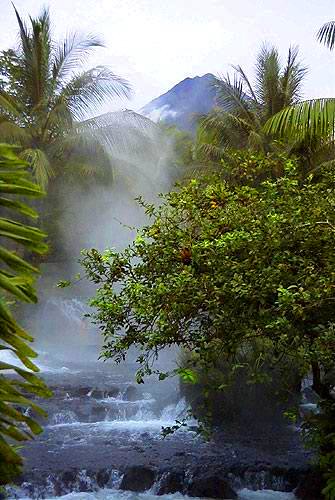 Tabacon Hot Springs and Volcan Arenal. La Fortuna Costa Rica