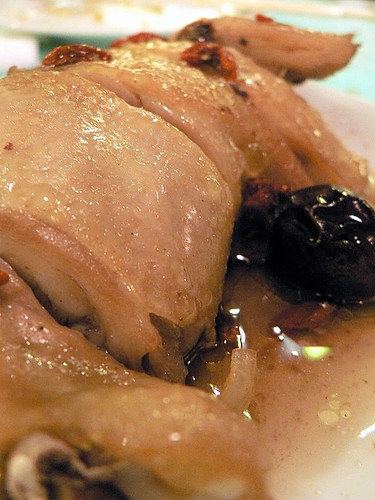 chicken cooked in wine