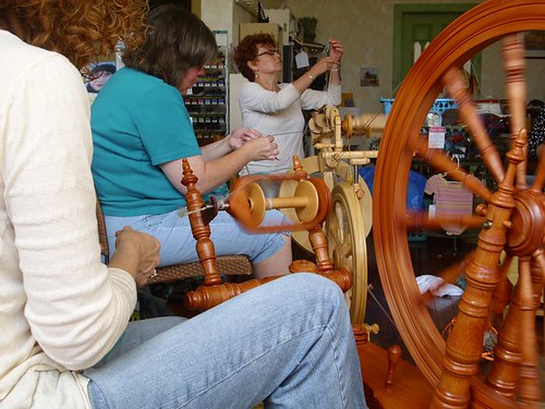 Fine Spinning Class at The Wicked Stitch