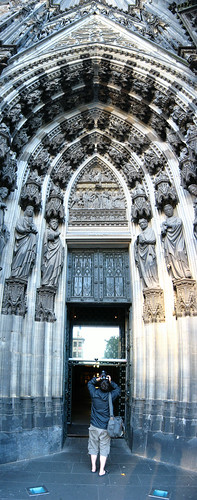 Church entrance in Cologne, Germany