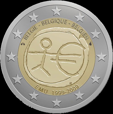 2 Euro Belgicko 2009, HMÚ