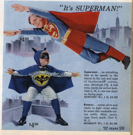 disfraz de batman y superman