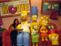 I watch TV with The Simpsons