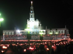 Evening mass at Our Lady of Fatima