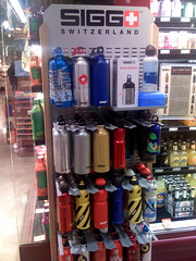Sigg bottles in Whole Foods