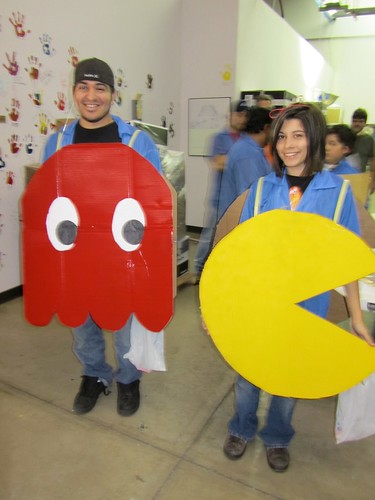 Pac-Man and Ghost