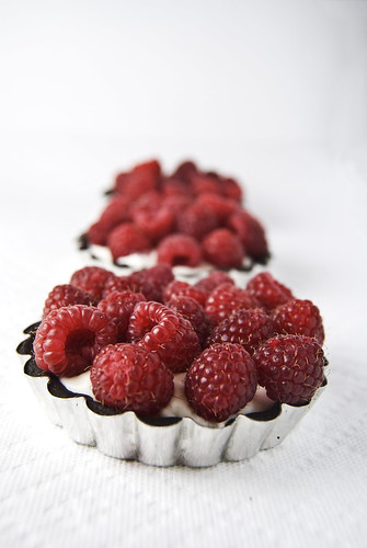 Chocolate raspberry tart VI