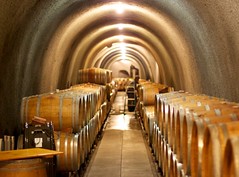 Gundlach Bundschu wine barrel cave storage