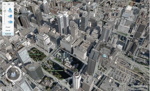 Montreal in Virtual Earth