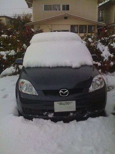 car and snow
