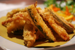 fried veg, looked like tempura