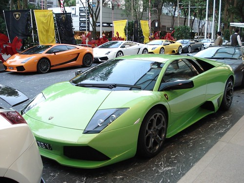 I counted 17 Lambos I asked the st regis doorman if I could take some pics