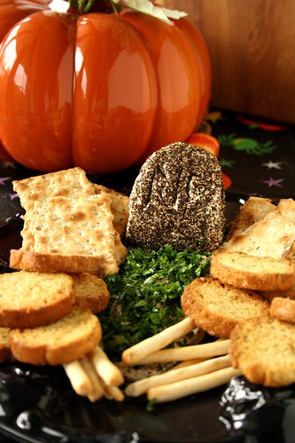 Taste of Home's Halloween Peppered Tombstone Spread
